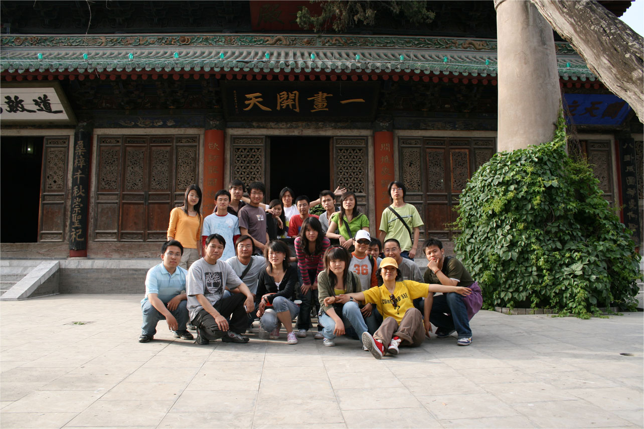 2007和刘文生老师在写生合影