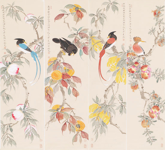 精品四条幅